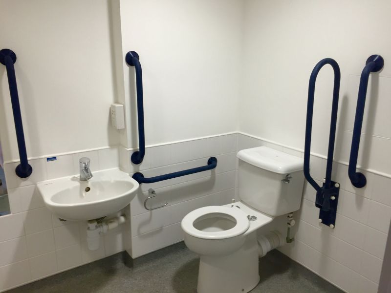 Toilet Handrail Installation
