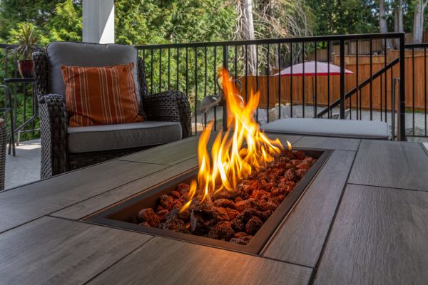 Gas Fire Pit Installation in Fairfield