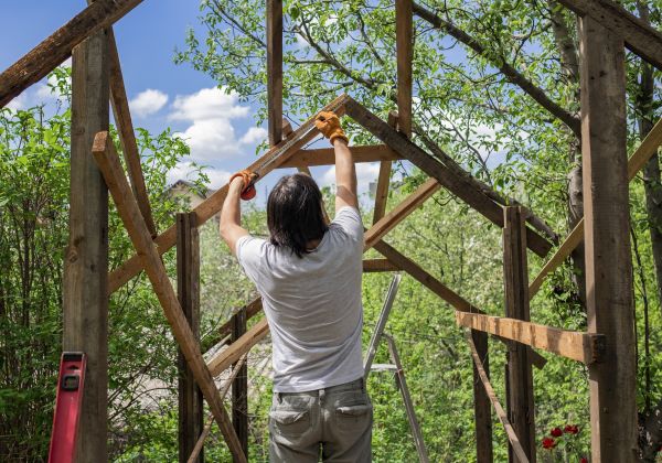 Wood Pergola Repair in Fairfield